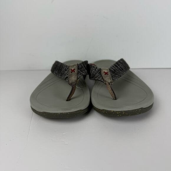 Twisted X Casual Shoes Womens Flip Flop Sandals grey Bomber size 7 WSD0037 - Picture 4 of 7